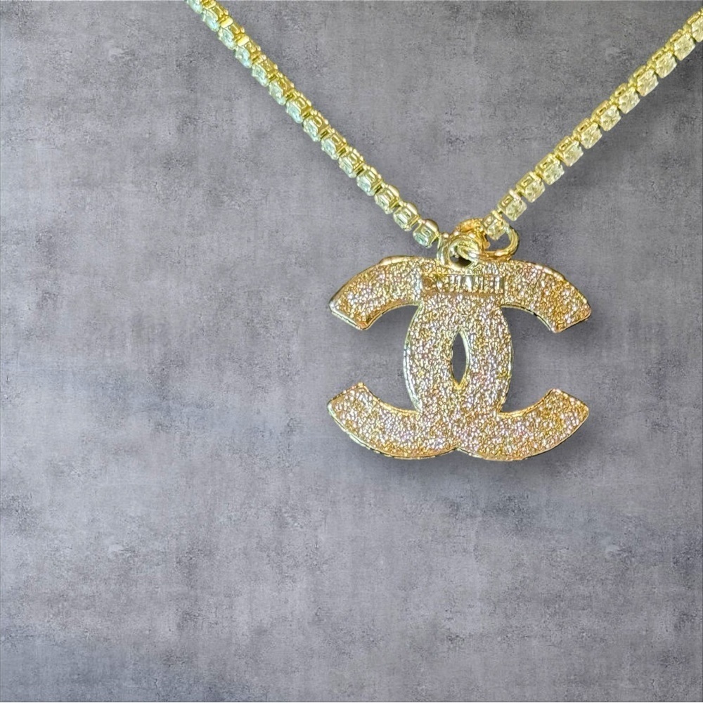 Upcycled Gold, Black and Silver pendant only. - Picture 3 of 3